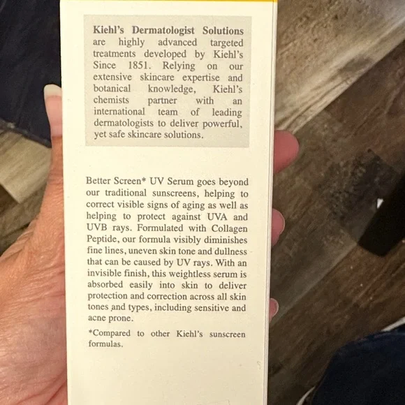 Kiehl's Better Screen UV Serum - White and Gold - Picture 3 of 5